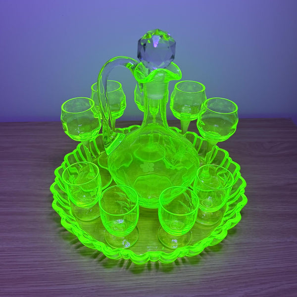Uranium Glass: The Strange History of the Glass That Glows