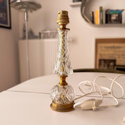 Cut Glass Table Lamp Base