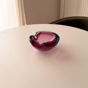 Murano Sommerso Glass Ashtray