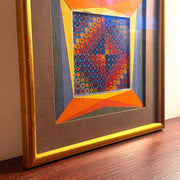 Vintage Op Art Geometric Collage