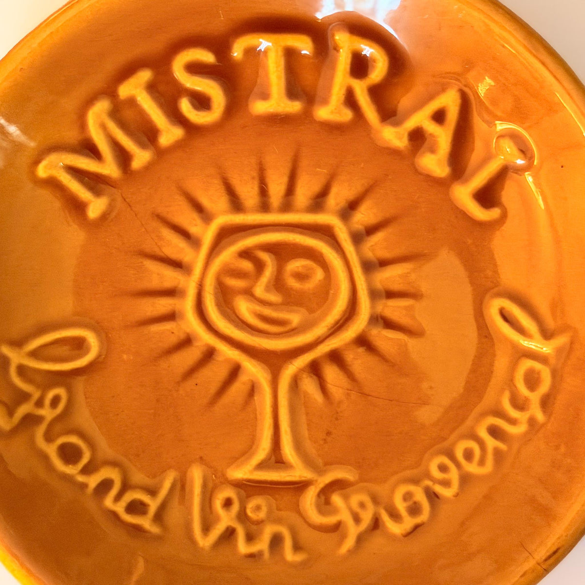 Mistral Grand Vin Provençal Advertising Ashtray