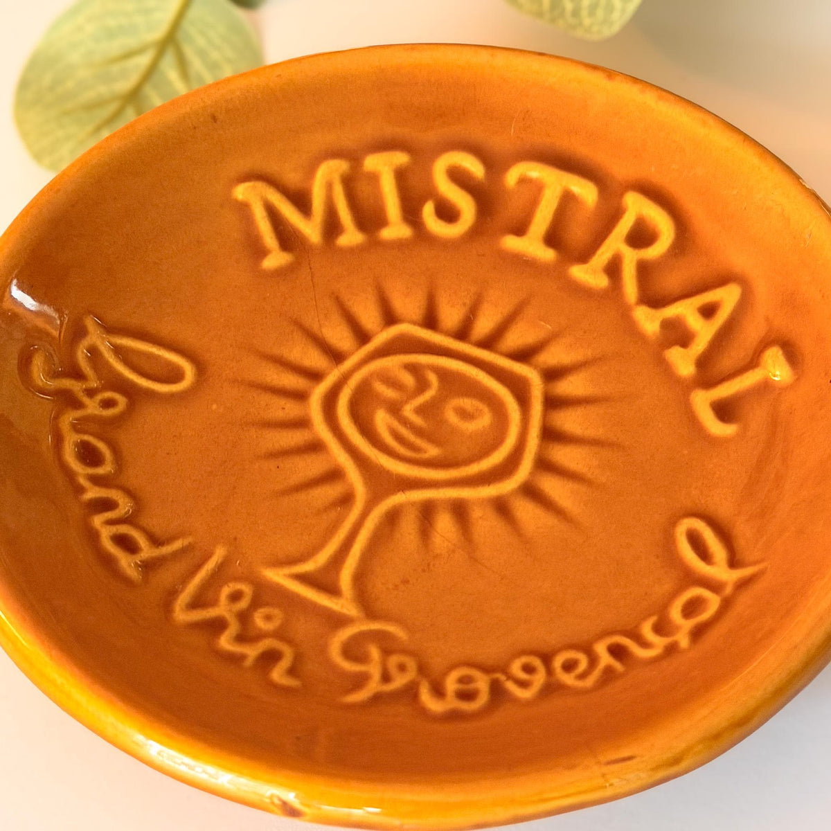 Mistral Grand Vin Provençal Advertising Ashtray