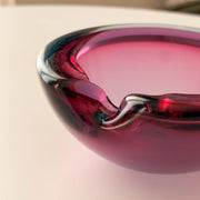 Murano Sommerso Glass Ashtray
