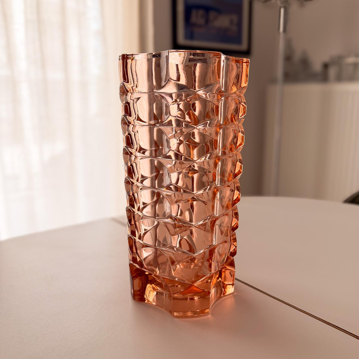 Luminarc Windsor Pink Glass Vase