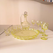 Uranium Glass Decanter Set