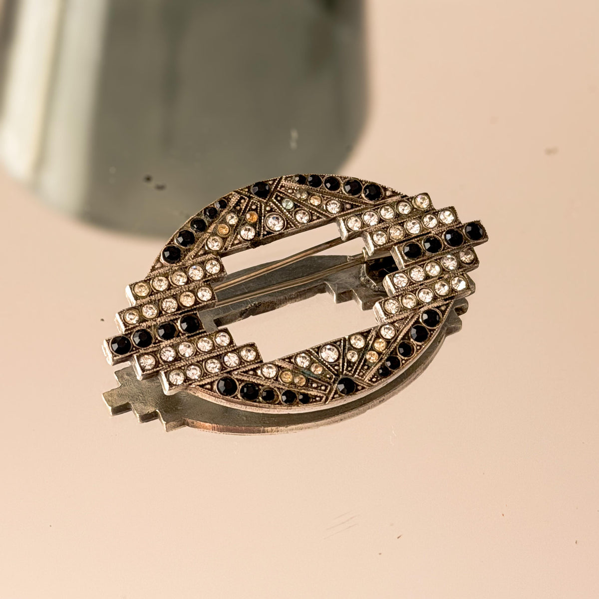 Art Deco Geometric Brooch