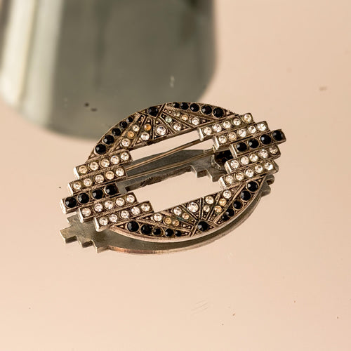 Art Deco Geometric Brooch
