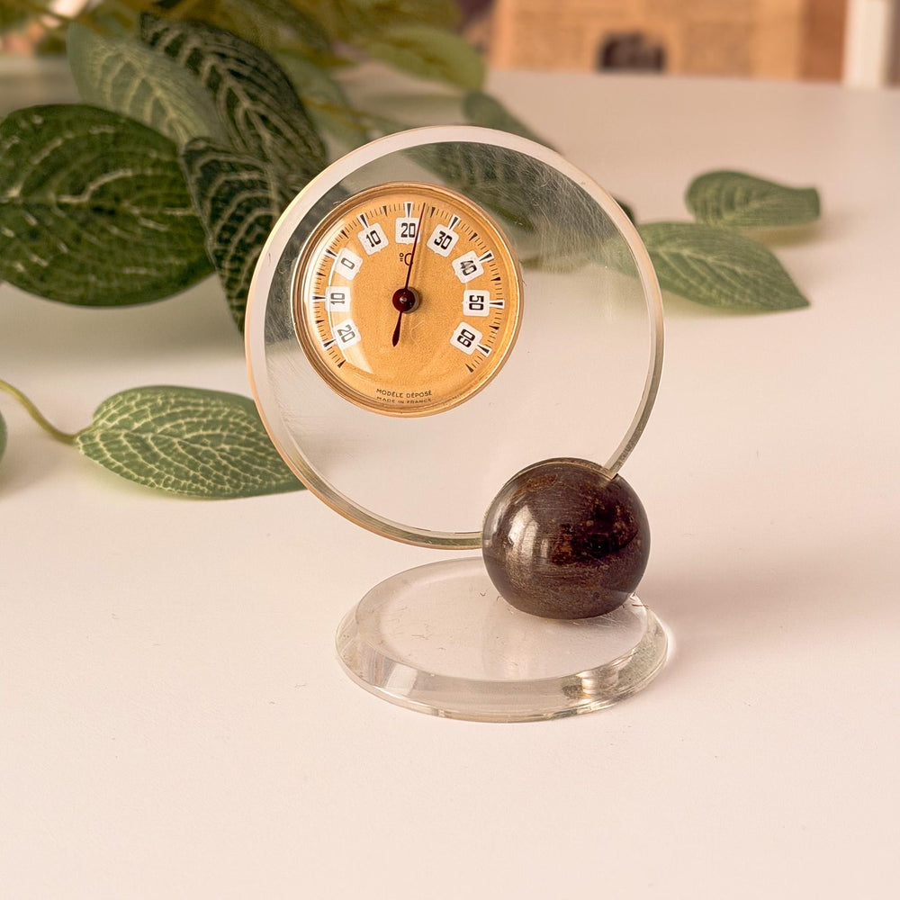 Lucite Desk Thermometer
