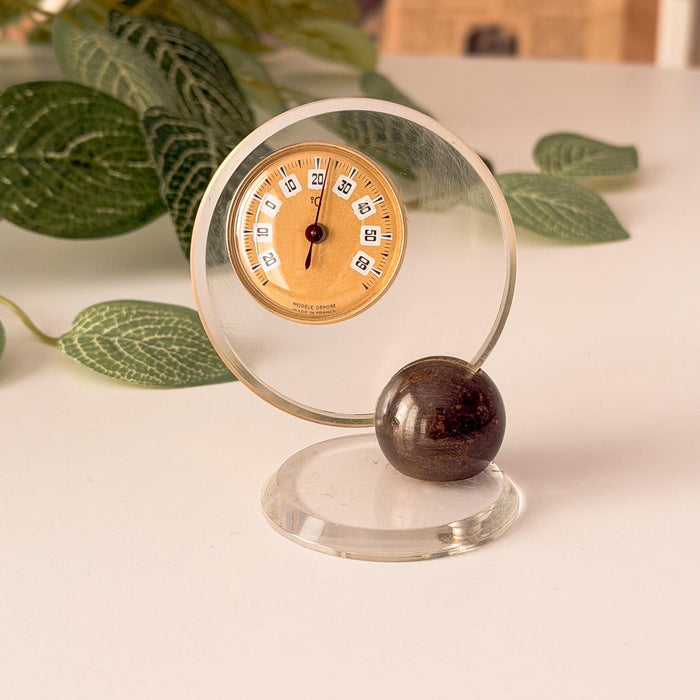 Lucite Desk Thermometer
