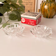 Cristal de Flandre Lead Crystal Candle Holders — Pair