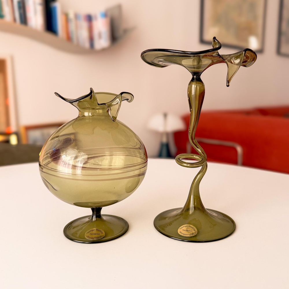 Thüringer Glaskunst Art Glass Set