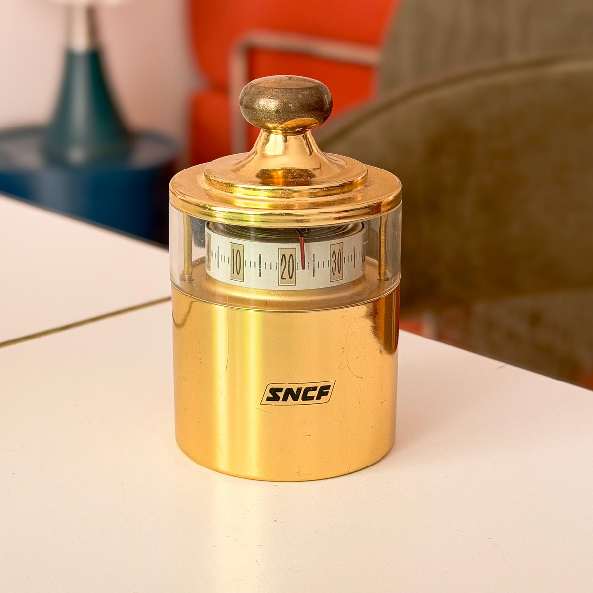 SNCF Advertising Desk Thermometer