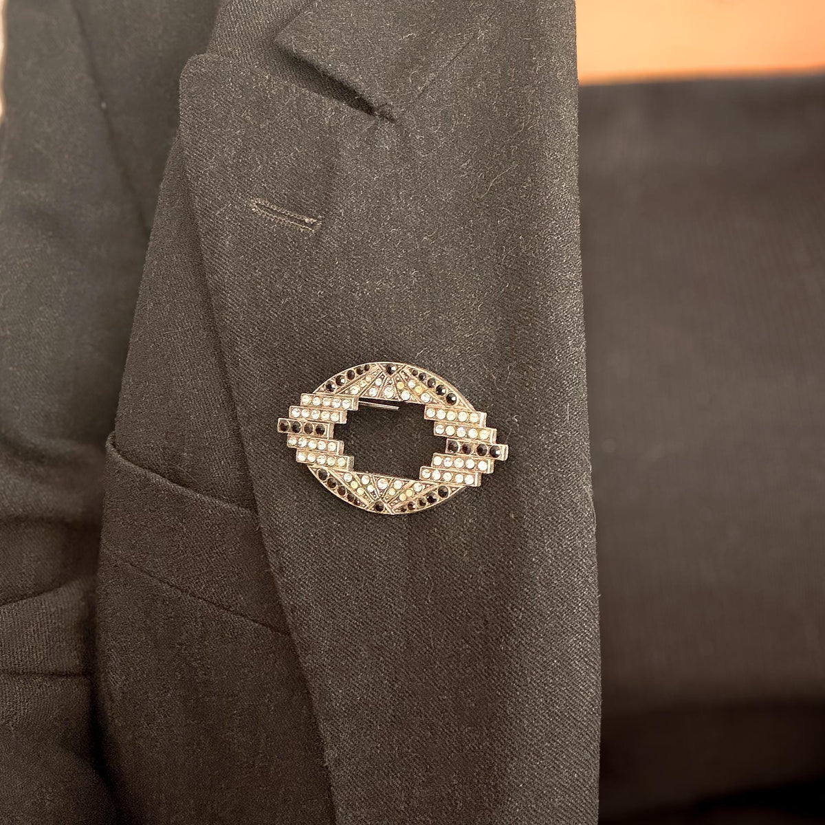 Art Deco Geometric Brooch