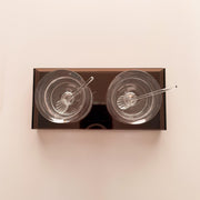 Smoked Plexiglass Serving Set