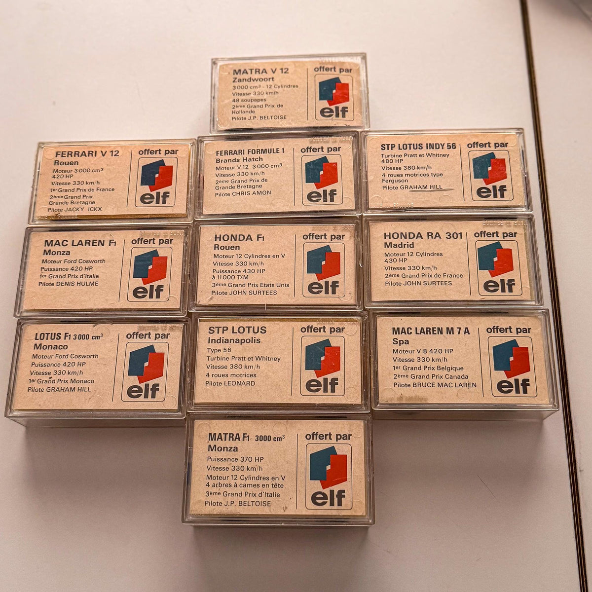 Champion x ELF Formula 1 Model Collection — Set of 11