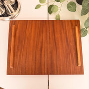 Geometric Marquetry Wood Tray