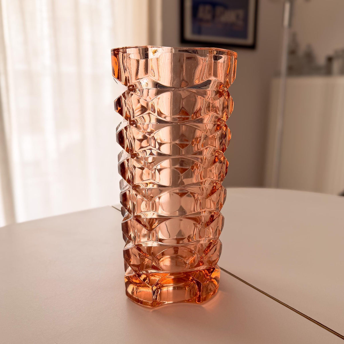 Luminarc Windsor Pink Glass Vase