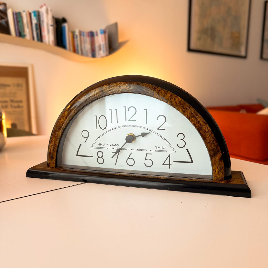 Junghans mantel clock underside construction detail