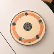 Antique Jugendstil Max Dannhorn attributed ceramic tray coral black ivory IMG_0355