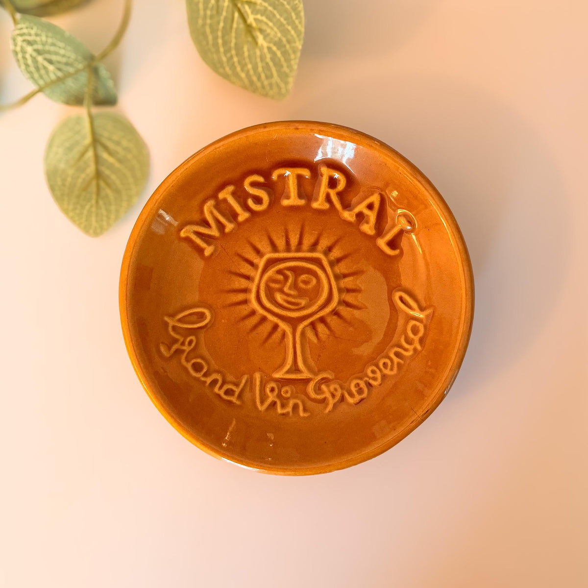 Mistral Grand Vin Provençal Advertising Ashtray