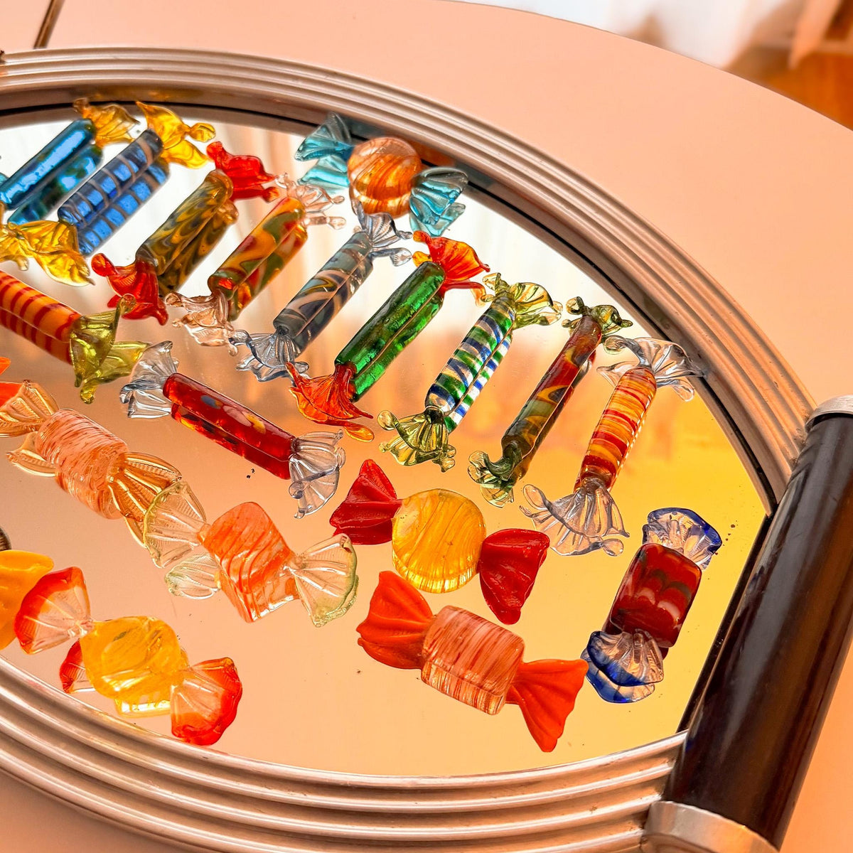 Murano Glass Candy Collection — Set of 21