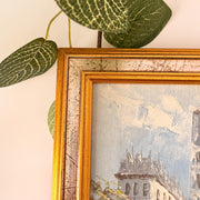 Paris Notre-Dame Vintage Painting