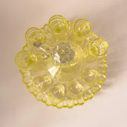 Uranium Glass Decanter Set