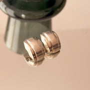 Sterling Silver Modernist Clip-On Earrings