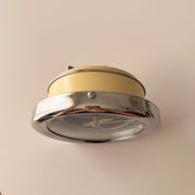 Diamond Shanghai vintage mechanical Space Age alarm clock with midnight blue dial and chrome case – photograph 8