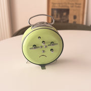 Vintage Diamond Shanghai Sputnik mechanical alarm clock in green with blue starry dial – photograph 7