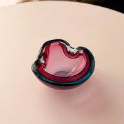 Murano Sommerso Glass Ashtray