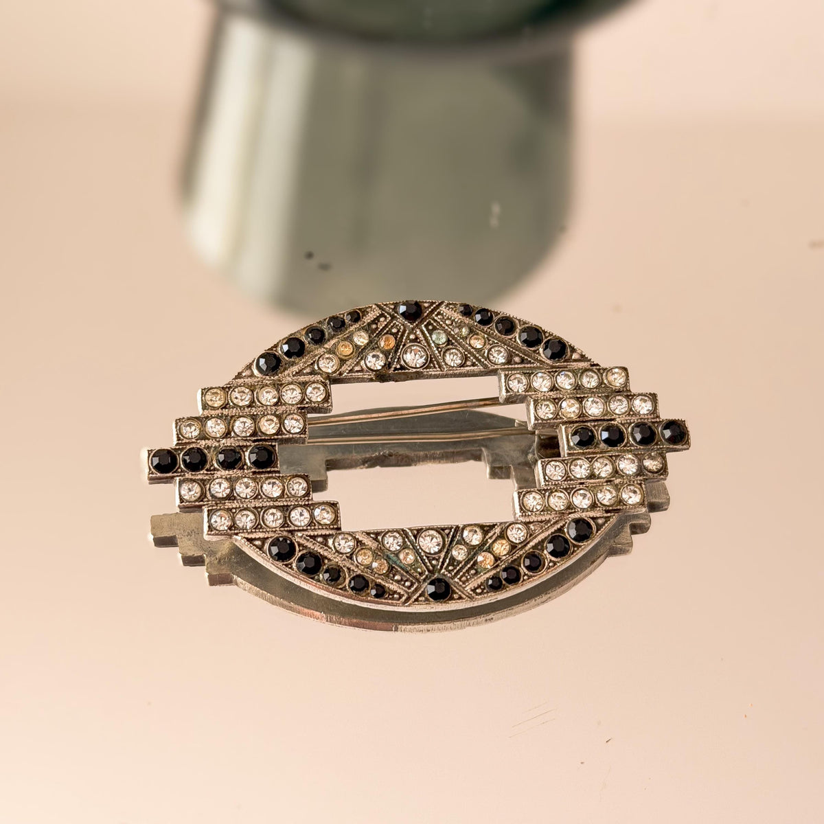 Art Deco Geometric Brooch