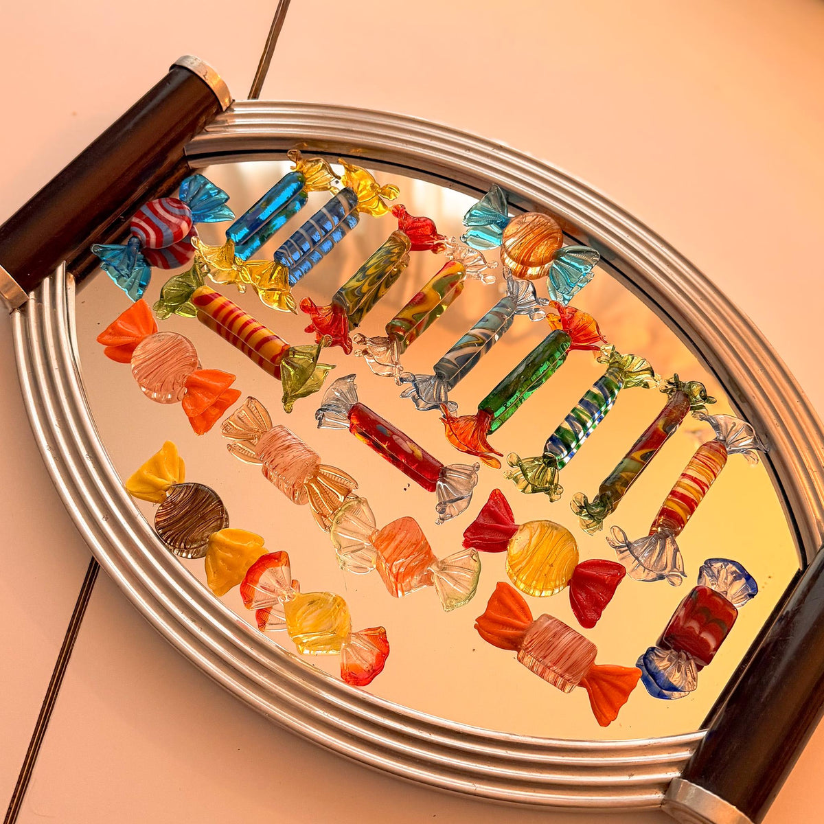 Murano Glass Candy Collection — Set of 21