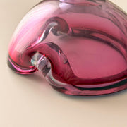 Murano Sommerso Glass Ashtray