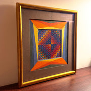 Vintage Op Art Geometric Collage